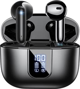 Siltcon® SoundWave Pro 2 - Oortjes Draadloos - Draadloze Oordopjes – Bluetooth Oordopjes – Oordopjes Draadloos – Oortjes - Oordopjes - Draadloze Oortjes Bluetooth - Noise cancelling ENC - Universeel - BT 5.4 - Zwart — thumbnail 1