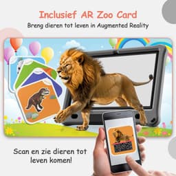 Olvy Kindertablet PRO - 6000 mAh - Vanaf 3 Jaar - 128GB - 4GB+4GB RAM - Ouder Control App - 10 Inch - Tablet - Tablet Kinderen & Volwassenen - Stevige Beschermhoes - 100% Kidsproof — thumbnail 2