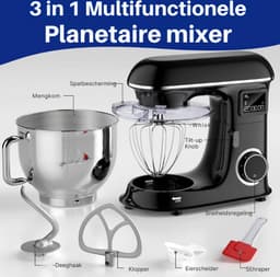 Mixer Met Mengkom - Keukenmachine - Keukenmachines - Keukenrobot - Keukenmixer - Deegmachine - Kneedmachine - Deegmixer - Mixer - Mixer Met Mengkom Keukenmachine - Mixer Met Kom - Mixer Keukenmachine - Keukenmixer Met Mengkom - Keukenmixers — thumbnail 5