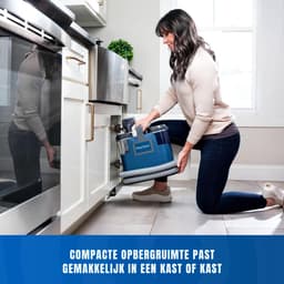 Aura® Tapijtreiniger machine - Tapijtreiniger - Tapijtreiniger apparaat - Blauw - 34cm x 23cm x 36cm — thumbnail 5