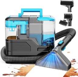 C10 Stofferingsreiniger & Natstofzuiger – Compacte Tapijtreiniger en Waszuiger – Voor Bank, Tapijt & Autostoelen — thumbnail 1