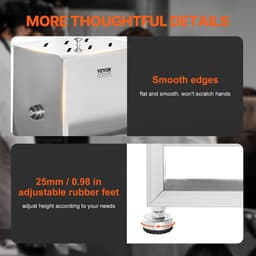 VEVOR Vleesmenger Handmatig 30L Mengmachine voor Vleesverwerking Gehakt — thumbnail 4