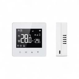 Thermostaat | Zigbee opbouw touchscreen voor CV aan/uit | Tuya Smart Life, Alexa & Google Home | Programmeerbaar | Wit — thumbnail 5