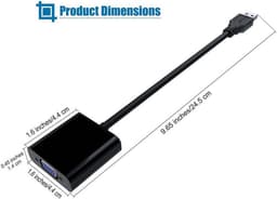 Externe USB 3.0 naar VGA Adapter voor Beeldscherm Uitbreiding — thumbnail 5