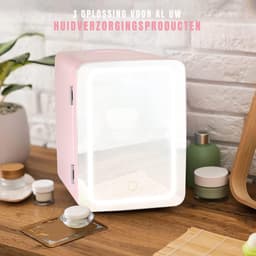 DnA® Mini koelkast 4L - Skincare & make-up fridge - Mini Koelkasten - Zwart - 23cm x 17cm x 24cm — thumbnail 4