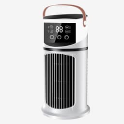 Aurixi® Airco Zonder Afvoerslang - Luchtkoeler - Aircooler - 7 Standen - Mobiel - Wit - 16cm x 16cm x 16cm — thumbnail 1