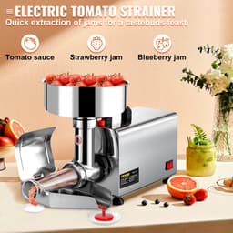 Cellista Elektrische Tomatenzeef - tomaten pureerder - tomaat - 370W - 90-160 kg/u Capaciteit - RVS 304 - Commerciële Kwaliteit - tomatenpasser - voedselzeef - passeermachine — thumbnail 3