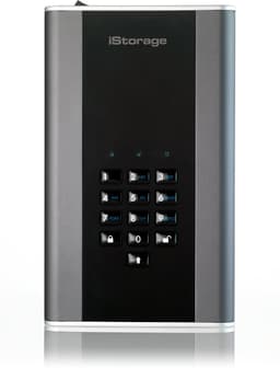 iStorage diskAshur DT2 - externe harde schijf - 22 TB - Zwart - Grafiet — thumbnail 1