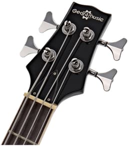 San Francisco Semi-akoestische Basgitaar van Gear4music, Zwart — thumbnail 2