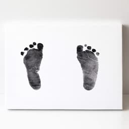 Canvas Afdruk Hand- of Voetafdruk Baby - Persoonlijk Kraamcadeau — thumbnail 2