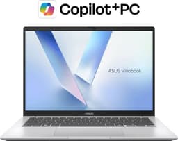 ASUS Vivobook 14 M1407GA-LY012W – AMD Ryzen AI 7 445 – Laptop – 14 inch – WUXGA – 16GB/512GB – Wi‑Fi 6 – Zilver — thumbnail 1
