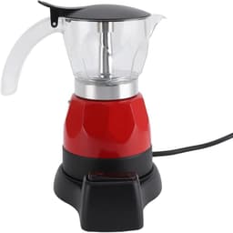 Elektrisch draagbaar espresso-koffiezetapparaat - 3 kopjes - aluminium - drupbestendig — thumbnail 1