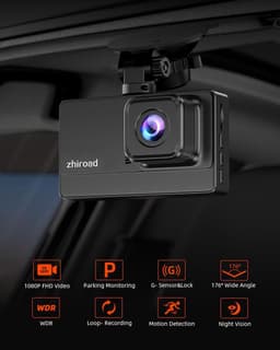Dashcam Auto 1080P Full HD – 3 Inch IPS Display, 176° Groothoek, 32GB SD-Kaart, Nachtzicht, G-Sensor & Parkeermodus — thumbnail 5