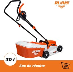 Elektrische Grasmaaier – Grasmachine – Grasmaaier – Tuinmaaier – Gazonmaaier – 1200 Watt Motor – 32 cm Maaibreedte — thumbnail 5