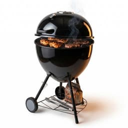 Lomera Houtskoolbarbecue - Houtskool BBQ - Kogelbarbecue - Kogel BBQ - Kettle Barbecue - Kettle BBQ - Barbecue met Deksel - Houtskoolbarbecue met Deksel - Barbecue op Wielen - Houtskoolbarbecue op Wielen — thumbnail 1