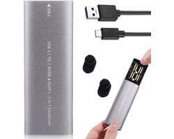 Externe Harde Schijf - Draagbare Opslag - Kantoor Thuis - Dual Protocol NVMe - 11.5 x 3.7 x 1.2 cm
