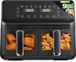 Airfryer XXL - Dubbele Mand Airfryer - keukenhulp — thumbnail 1