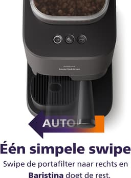 Philips BAR305/60 Baristina - Semi-Automatische Espressomachine - Pistonmachine - Koffiemachine met Bonen - Zwart — thumbnail 4