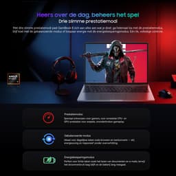 Blackview GamiBook8 Gaming Laptop (AMD Ryzen7 7735HS/16G/512G) + DCM6 14" Dubbele Draagbare Monitor Set, Efficiënt Multitask Accessoires (Laptop Tas/Muis/Toetsenbordstickers, Grijs) — thumbnail 4