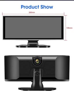 De Warenloods - Dashcam voor Auto - Achteruitkijkspiegel - Carplay Android - Navigatie - Dual Lens Recorder - 4K - WIFI BLUETOOTH AUX GPS FM - 128GB Opslag — thumbnail 1