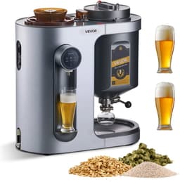 VEVOR Automatisch Bierbrouwsysteem 13 L, 1500 W Bierbrouwmachine, Alles-in-één Thuisbrouwsysteem met Maisch- en Kookinrichting, Binnentank van 304 Roestvrij Staal, Zelf Bier Brouwen — thumbnail 1
