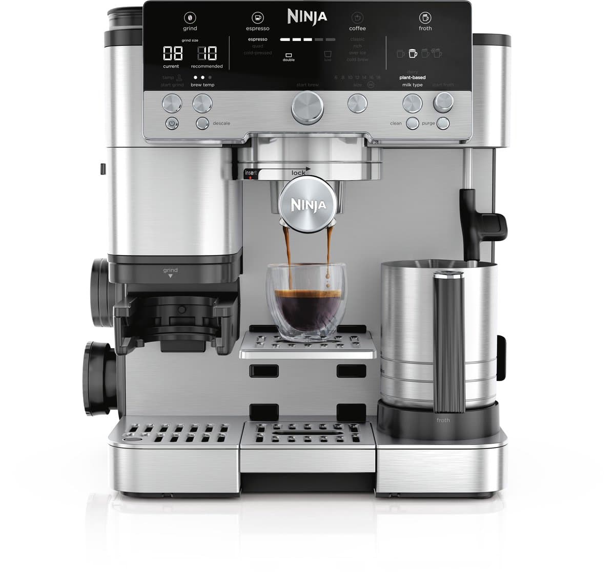 Ninja Luxe Café Premier 3-in-1 Espressomachine en Filterkoffiezetapparaat met Melkopschuimer - ES601EU — afbeelding 1