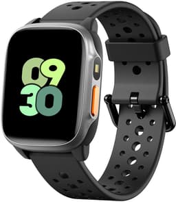 Smartwatch Kinderen – Hartslag – Camera – Stappen – Zaklamp – Zwart — thumbnail 1