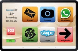 SeniorenTAB - S10XL - Tablet voor Senioren op basis van Samsung - 13,1 inch scherm - wifi - 128GB opslag — thumbnail 1