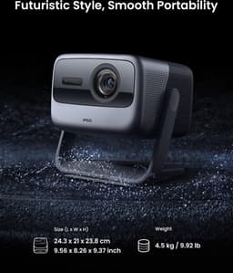 JMGO N1S Ultimate Triple Laser 4K - 3300 ISO Lumen - Audio door Dolby Digital - Google TV & Netflix - Real-Time Auto Screen Fit- HDR10 - 180"-Blu-ray 3D - Beamer - Projector — thumbnail 3