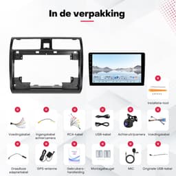 Boscer Autoradio - Geschikt voor Suzuki Swift 2005-2010 - Android 15 - 4+64GB - Draadloze Apple Carplay & Android Auto - 10.1 Inch HD IPS Touchscreen - GPS Navigatiesysteem - USB, WiFi & MP5 - Achteruitrijcamera & Microfoon — thumbnail 4