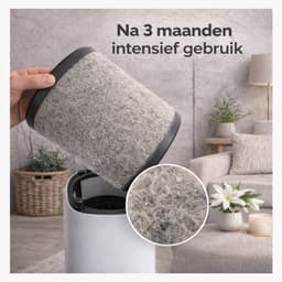 Zenvo Luchtreiniger- 360 m3/u - Werkt tegen huisstofmijt, hooikoorts, allergie, stof - Met HEPA 13 Filter - Air Purifier - Clean Air — thumbnail 3