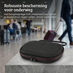 Somstyle Opberghoes Geschikt Voor JBL LIVE 770NC, LIVE 650BTNC, LIVE 460NC, E65(BT) & TUNE 770 NC - Case Voor Koptelefoon - Zwart — thumbnail 4