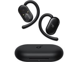 soundcore V20i open-ear koptelefoon by Anker - Verstelbare oorhaken - Comfortabel - Stevige grip - Sterke bas - Ruisvrije telefoongesprekken - IP55 - Led - 36 uur speeltijd - Bluetooth 5.4 oordopjes - Multipoint verbinding