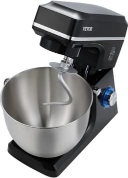 VEVOR Keukenmachine Elektrische Deegmixer 7,84L 1400W Zwart Standmixer — thumbnail 1