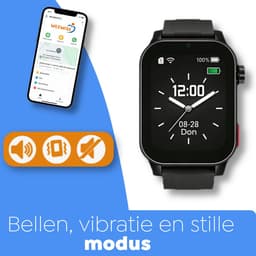 Weewise WS81 - GPS-horloge voor senioren - Valdetectie - SOS knop - GPS Tracker - GPS Horloge Ouderen - Alarm Horloge - SOS Horloge - Valdetectie - Alzheimer - Dementie - Alarmknop - Videobellen - Inclusief Simkaart & App — thumbnail 3