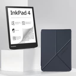 PocketBook InkPad 4 e-reader – 7.8 inch – 32 GB – waterdicht + Origami Zwarte Shell Cover – voordeelbundel — thumbnail 1