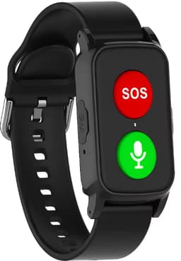 WatchToCare - LifeLine GPS Horloge Senioren - SOS Alarmknop & Valdetectie - 4G - Zwart — thumbnail 1
