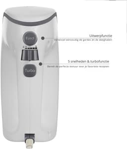 SNJY® Deegmachine - Kneedmachine - Deegmixer - 450 W - 2,5 L - Wit — thumbnail 5