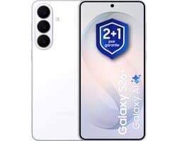 Samsung Galaxy S26 Plus - Smartphone - 256GB - White + 1 jaar extra garantie