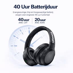 Ulistin - Noise cancelling hoofdtelefoon - Koptelefoon Draadloos - Bluetooth - Over-ear — thumbnail 3
