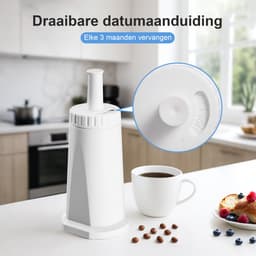 6x Mutital Waterfilters voor Sage Breville - Filterpatroon voor Koffiemachine - Compatibel met Barista en Oracle en ClaroSwiss - 3 Maanden per Filter — thumbnail 2
