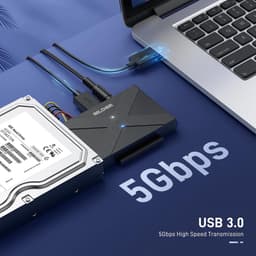 Universele Externe Harde Schijf Adapter USB 3.0 voor 2,5 en 3,5 inch SATA en IDE HDD/SSD — thumbnail 5