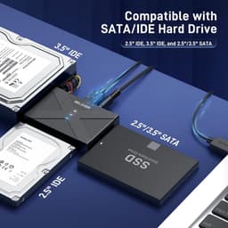 Universele Externe Harde Schijf Adapter USB 3.0 voor 2,5 en 3,5 inch SATA en IDE HDD/SSD — thumbnail 2