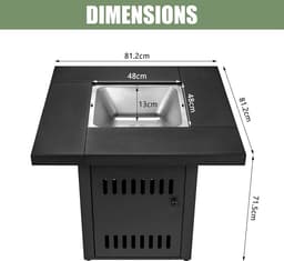 Ultranature BBQ/Vuurtafel/Tafel - 3 in 1 — thumbnail 1