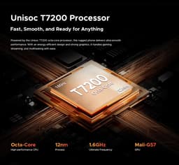 DOOGEE Fire 3 Ultra Robuuste Smartphone - 24 GB RAM - 256 GB ROM - 8350 mAh - 5,5 inch - Android 15 - IP68/IP69K Outdoor telefoon - Face ID - OTG - NFC - Groen — thumbnail 3