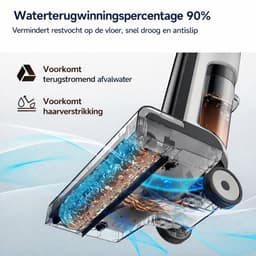 Jurrys Elektrische Stofzuiger - Vloerreiniger - Stofzuigapparaat - 3-in-1 - Nat en droog - Zelfreinigend - Afmeting 335×28.5×69 cm — thumbnail 2
