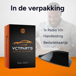 VCTparts® Universele Autoradio Haaienvin AM-FM Antenne Zwart — thumbnail 2