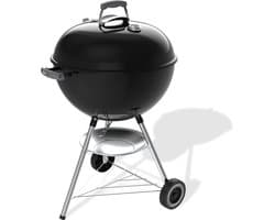 Weber Original Kettle - Ø 57 cm Grillrooster - Houtskoolbarbecue - Zwart - Asopvangschaal - 2 Duurzame, weerbestendige wielen - One-Touch Reinigingssysteem - Dekselthermometer - 2 Gereedschapshaken - Kras- en roestbestendig