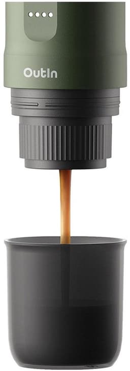Outin - Draagbare Elektrische Espressomachine | Koffiezet apparaat voor Onderweg | Capsules & Gemalen Koffie | Portable Espresso Machine | Snelle Waterverwarming | 20 bar | Draagbare Koffiemachine | Reis & Camping Koffiezetapparaat | 12 volt — thumbnail 5