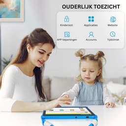 Kindertablet Vanaf 3 Jaar - Tablet Kinderen - Kinderspeelgoed - Blauw — thumbnail 4